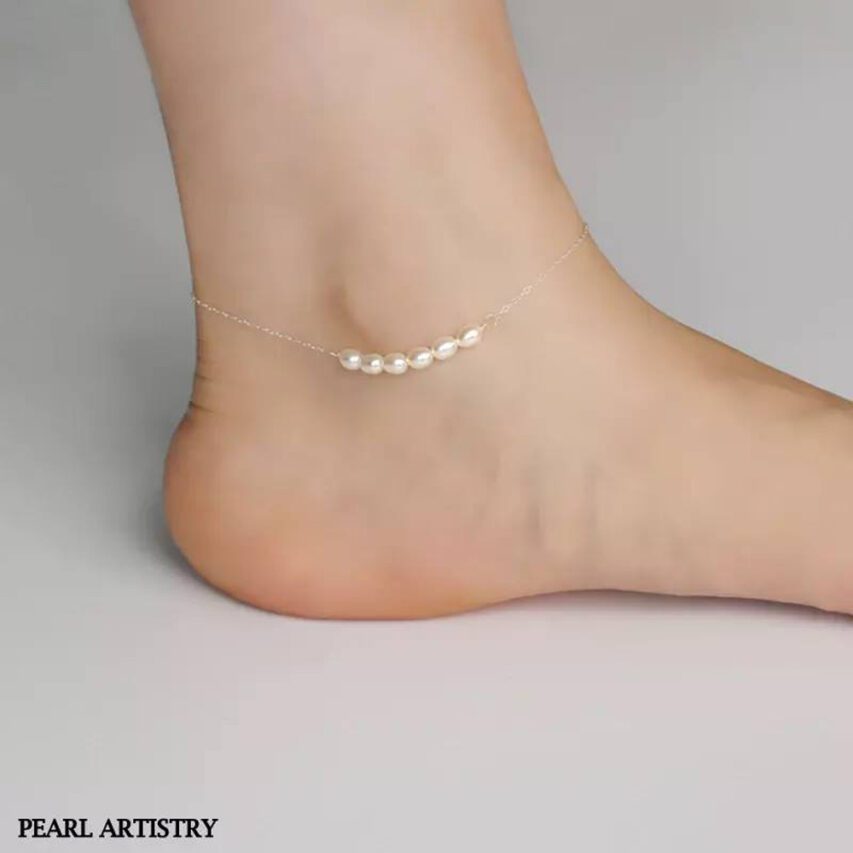 Real 925 Sterling Silver Anklets for Women