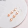 Natural Baroque Pearl Long Earrings