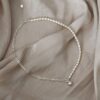 Real Pearl & Real 925 Sterling Silver Stitching Necklace 4