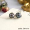 Women Real Black Pearl Jewelry -001