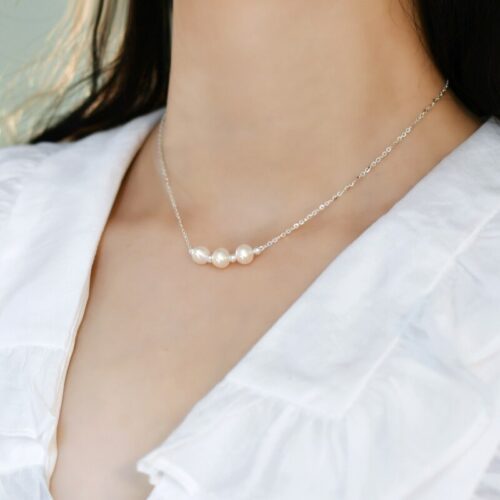 Pearl 925 Sterling Silver Necklace