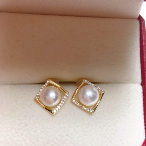 Real Pearl Earrings Elegant